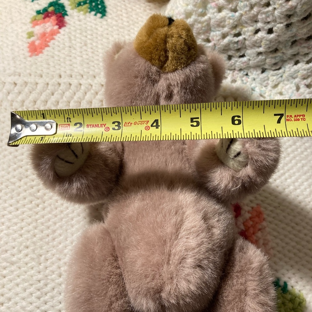Vintage Jointed Plush Teddy Bear - Eclectic Cottagecore - Picture 14 of 16